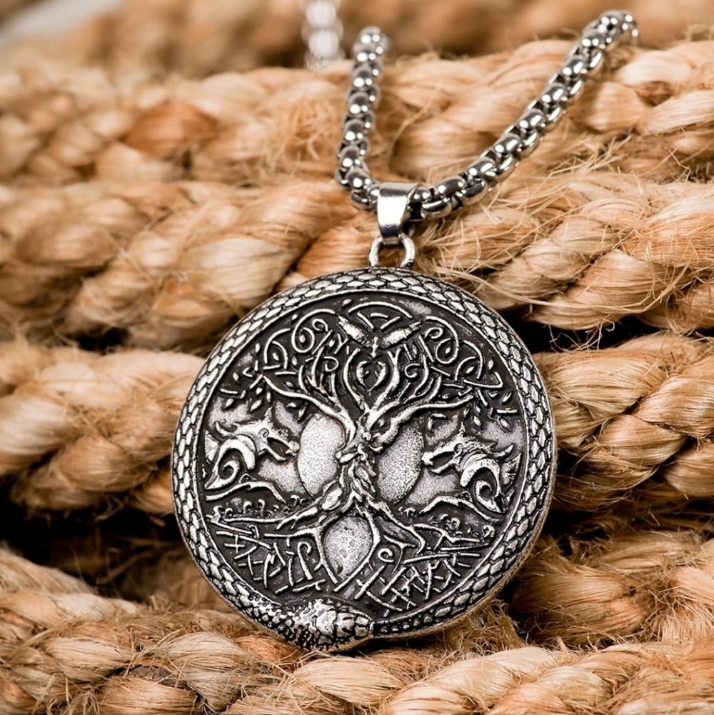 Silver Tree of Life Pendant Necklace
